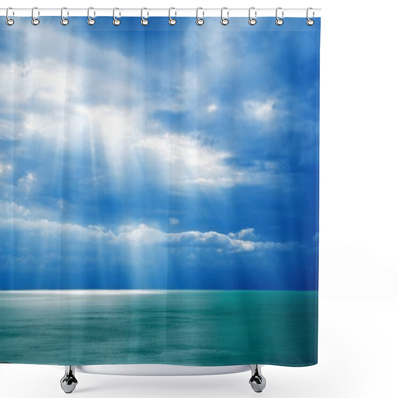 Personality  Holy Light Shower Curtains