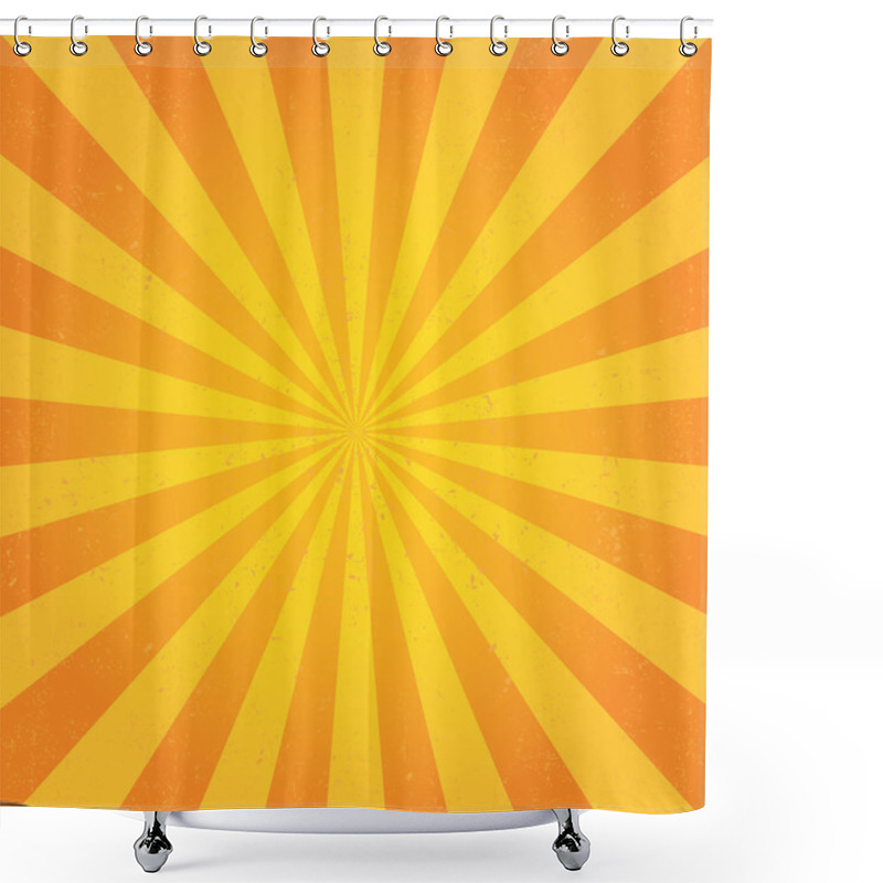 Personality  Sun Rays. Shower Curtains