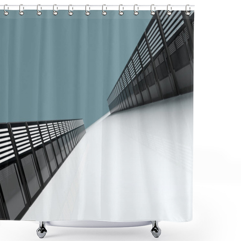 Personality  Server Room Shower Curtains