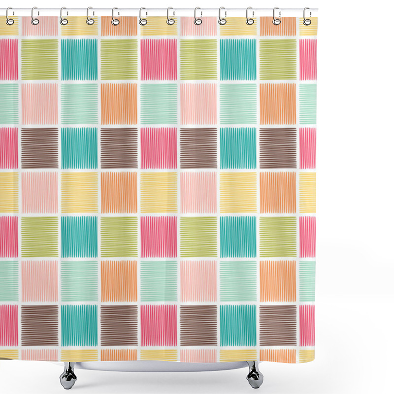 Personality  Seamless Geometric Pattern Shower Curtains