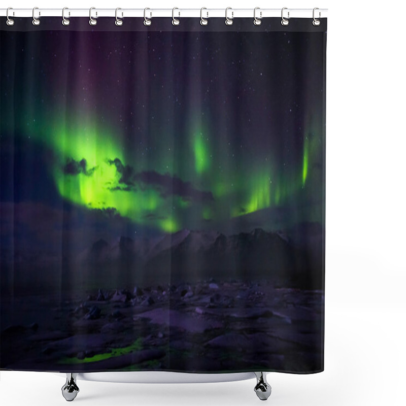 Personality  Aurora Borealis - North Light Shower Curtains