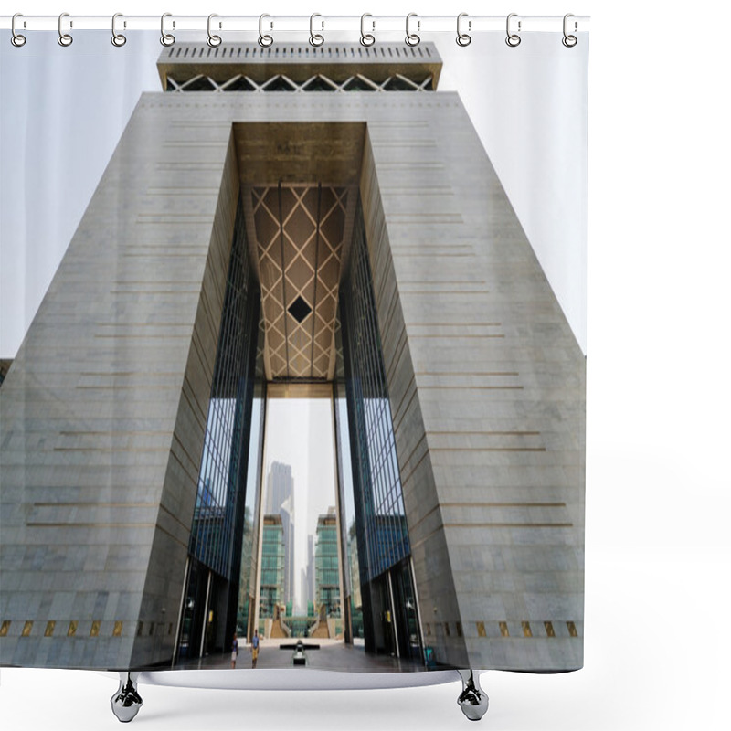 Personality  The Gate Of Dubai International Financial Centre Shower Curtains