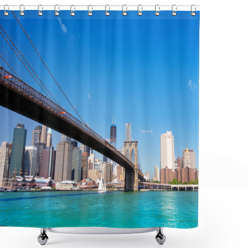 Personality  Brooklyn Bridge NYC Shower Curtains