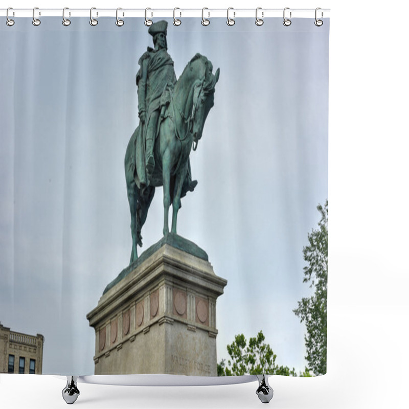 Personality  Continental Army Plaza, New York Shower Curtains