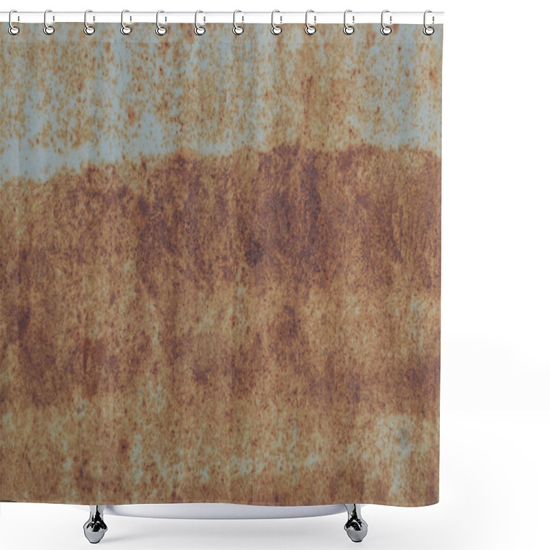 Personality  Old Scratched Rusty Metal Background  Shower Curtains