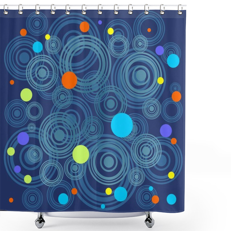 Personality  Abstract Background Shower Curtains