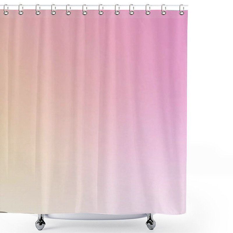 Personality  Soft Pink And Peach Gradient Minimalist Background Shower Curtains