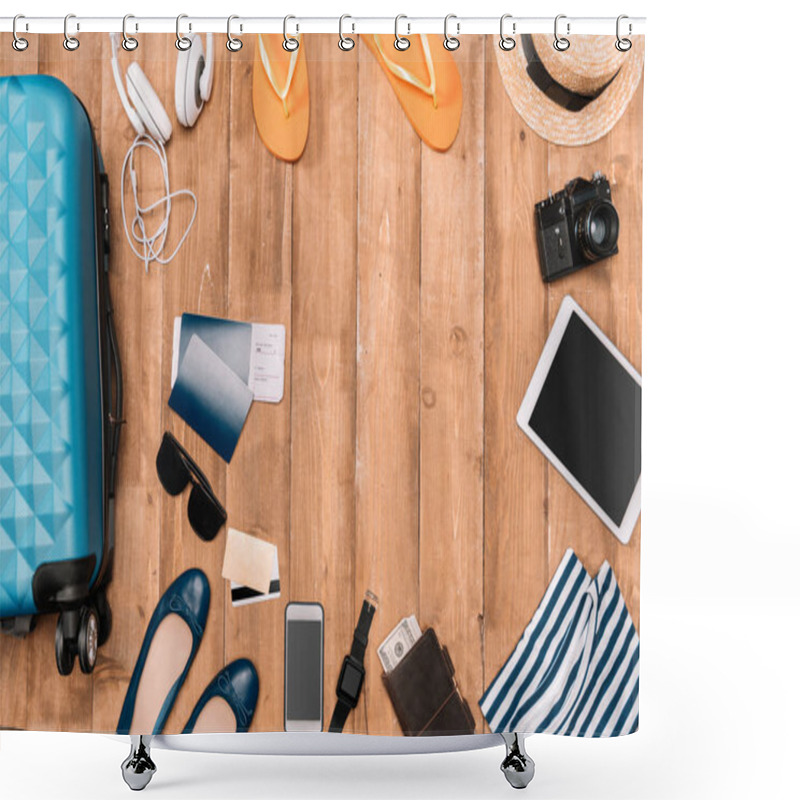 Personality  Travel Things Set Composition  Shower Curtains