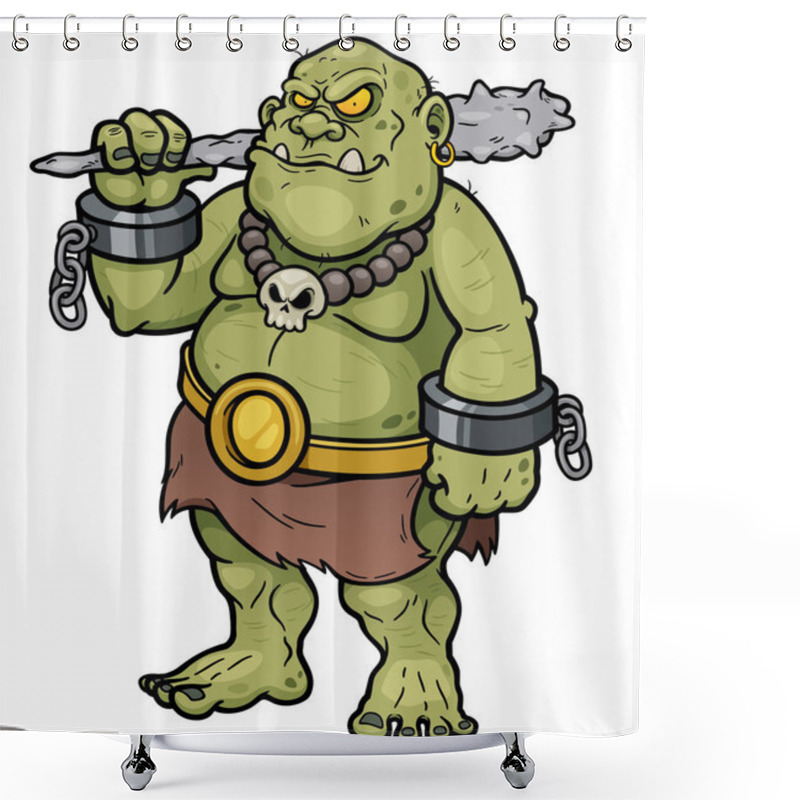 Personality  Ogre Shower Curtains