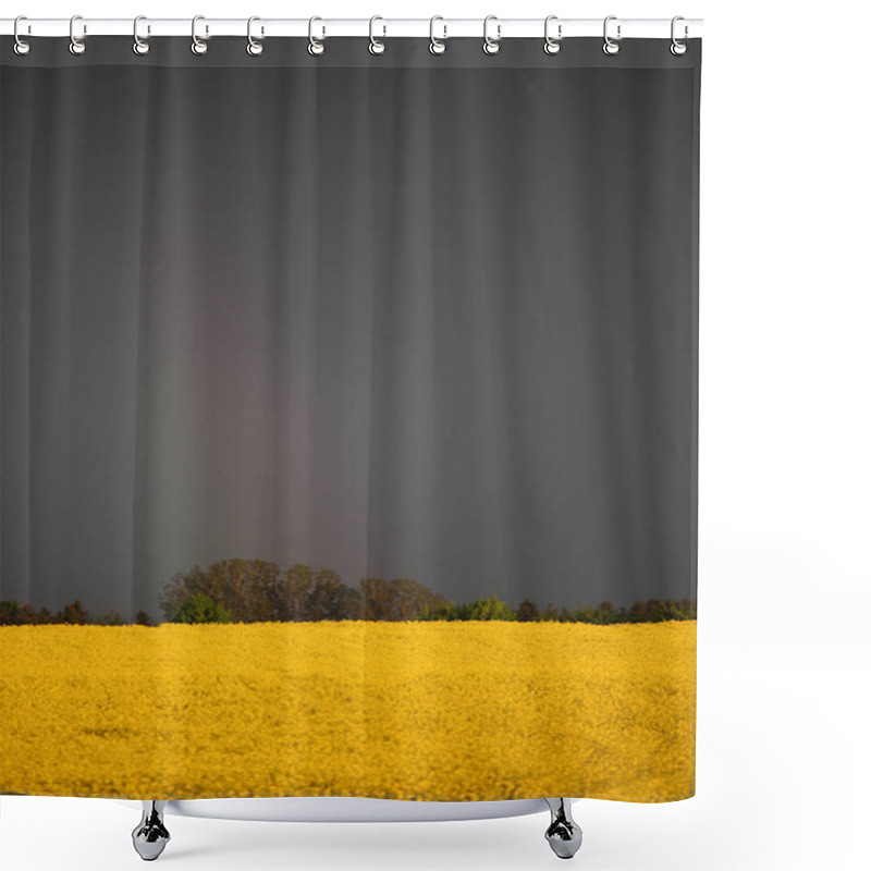 Personality  Rapsfeld / Rapeseed Field / Brassica Napus Shower Curtains