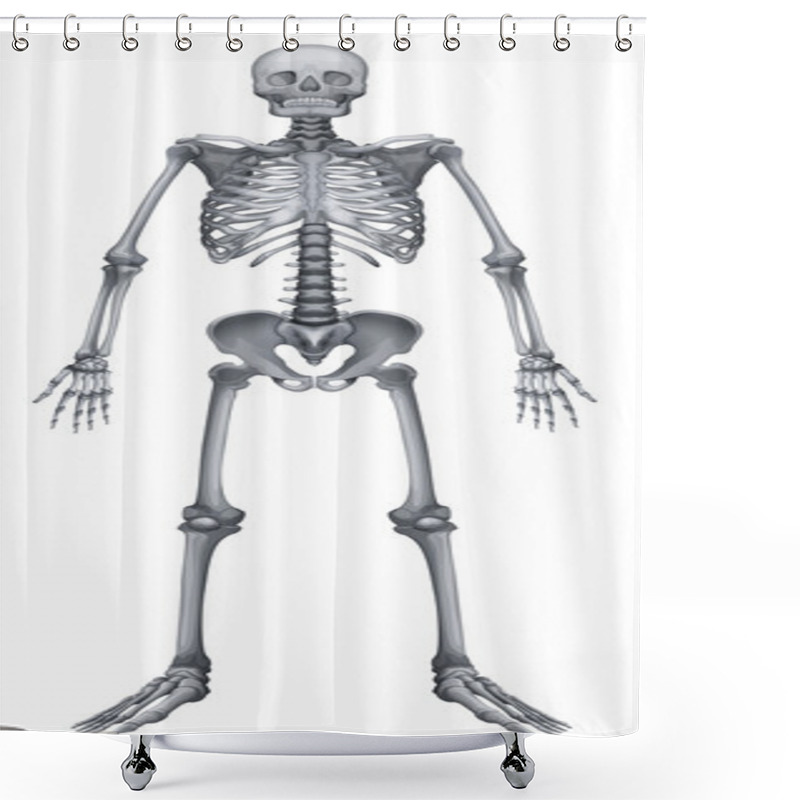 Personality  Human Skeletal System Shower Curtains