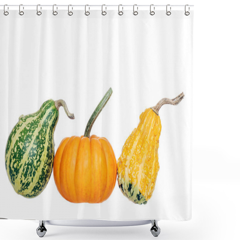 Personality  Three Gourds Shower Curtains