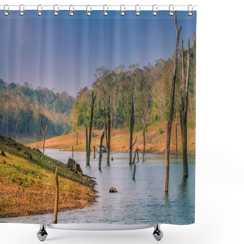 Personality  Periyar National Park Shower Curtains