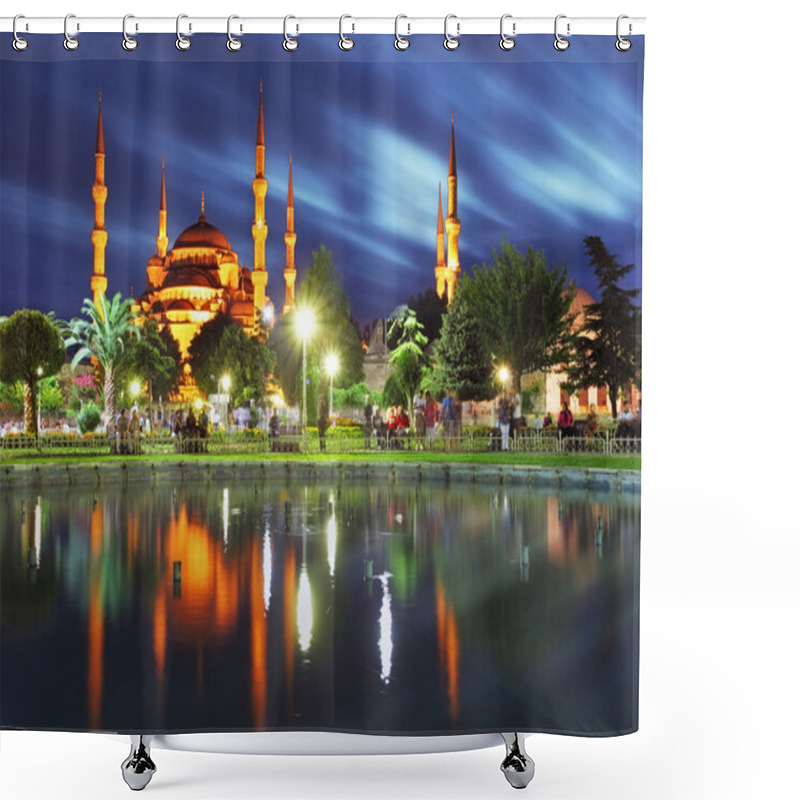 Personality  Blue Mosque In Istanbul, Turkey Shower Curtains