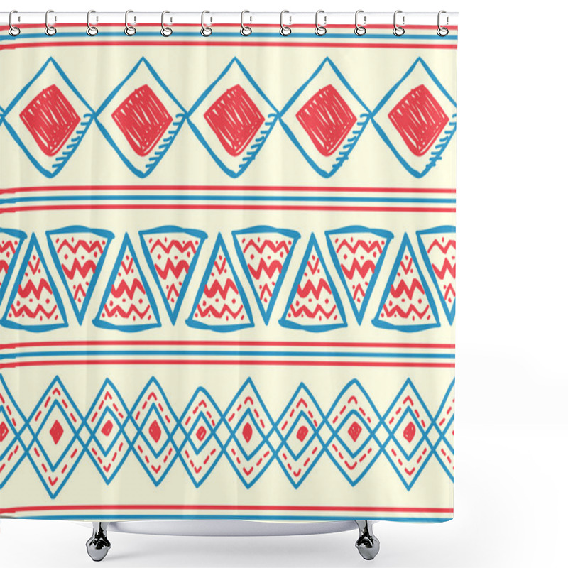 Personality  Traditional Tribal Motif Shower Curtains