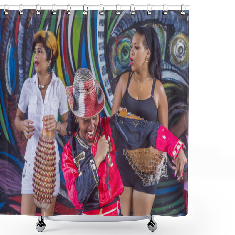 Personality  Rumba In Havana Cuba Shower Curtains