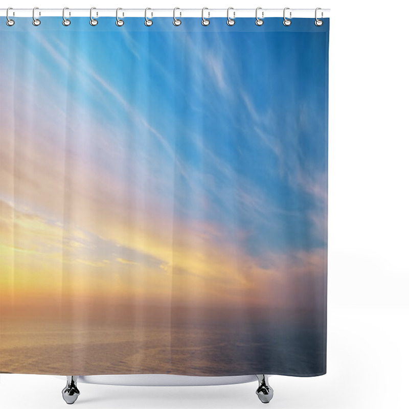 Personality  Sky Background Shower Curtains