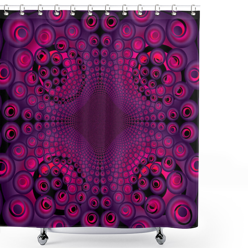 Personality  Op-art Shower Curtains