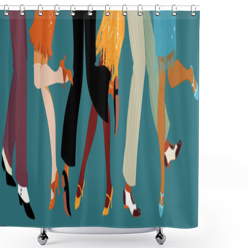 Personality  1920s Style Party Shower Curtains