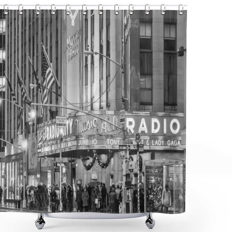 Personality  The Old Radio City Music Hall Shower Curtains