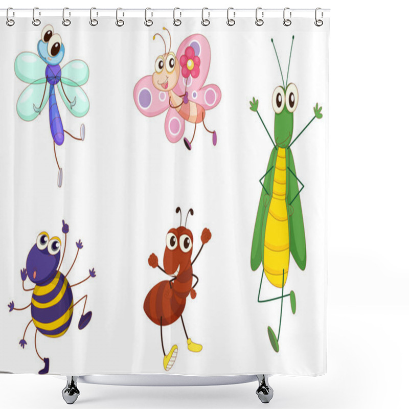 Personality  Mixed Animals Shower Curtains