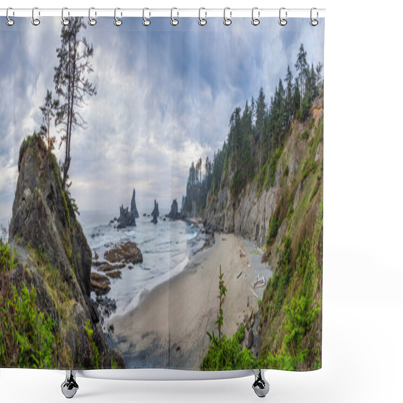 Personality  Shi Shi Beach, Olympic National Park, USA Shower Curtains