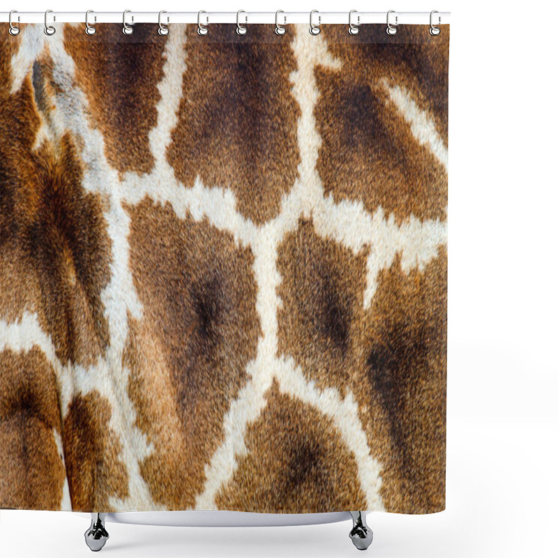 Personality  Giraffe Skin Pattern Shower Curtains