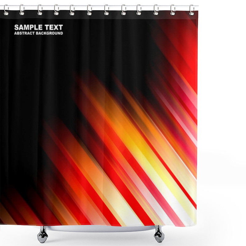 Personality  Abstract Stripes Background With Place For Text Shower Curtains