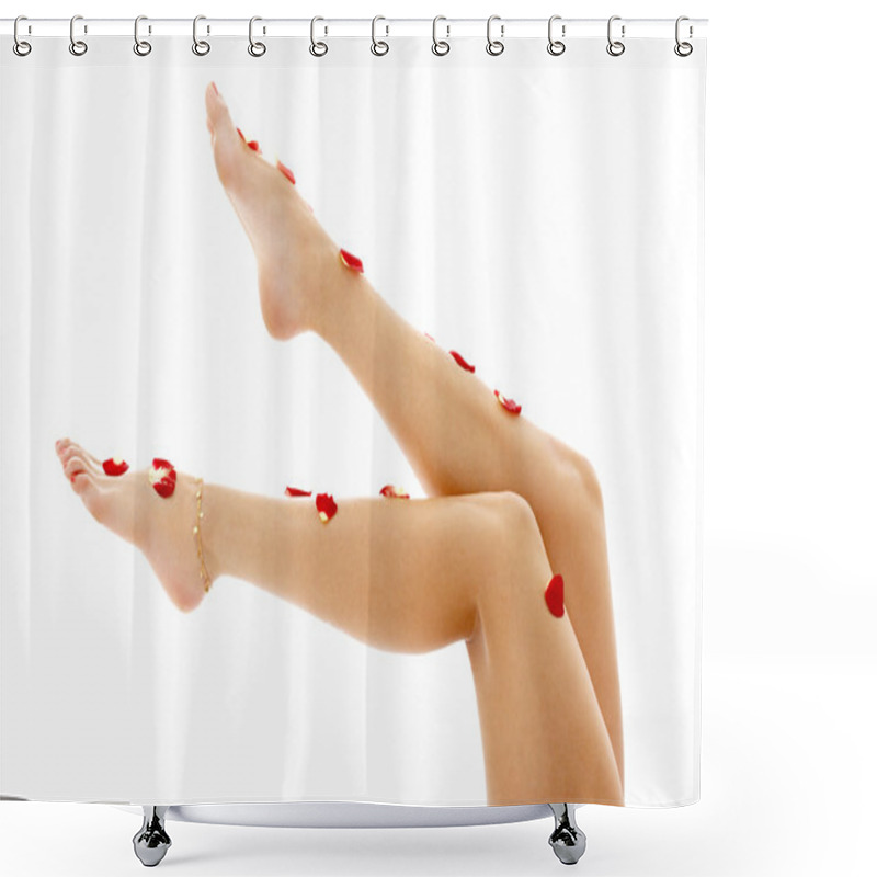 Personality  Beautiful Legs In Spa Shower Curtains