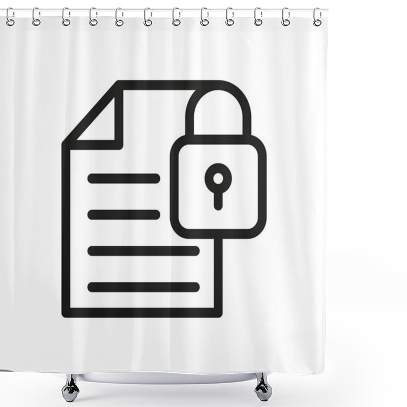 Personality  A File Lock Prevents Multiple Users Or Processes From Modifying A File Simultaneously, Ensuring Data Integrity And Avoiding Conflicts Or Corruption By Restricting Access During Updates. Shower Curtains