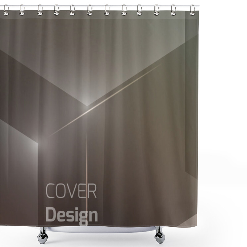 Personality  Vector Abstract Background Shower Curtains