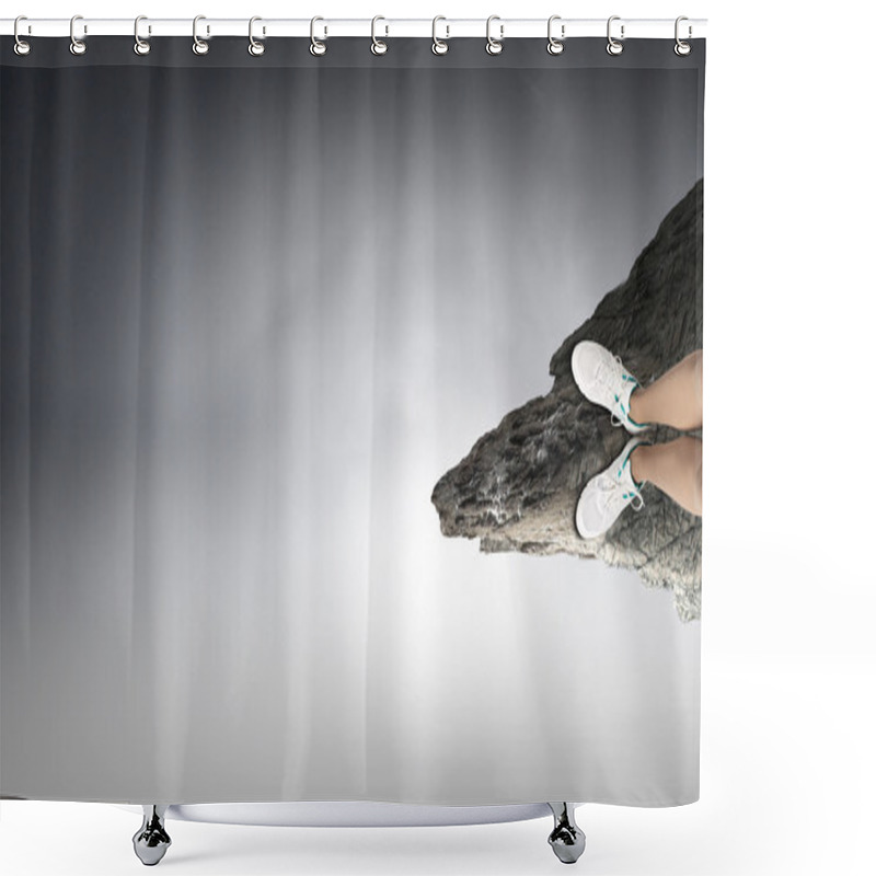 Personality  Being On Verge Shower Curtains