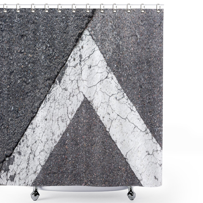 Personality  Asphalt Gray Background Shower Curtains