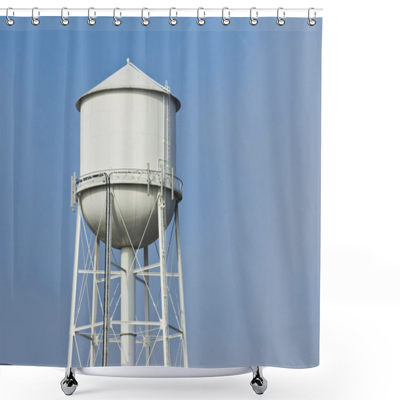 Personality  City Water Tower Shower Curtains