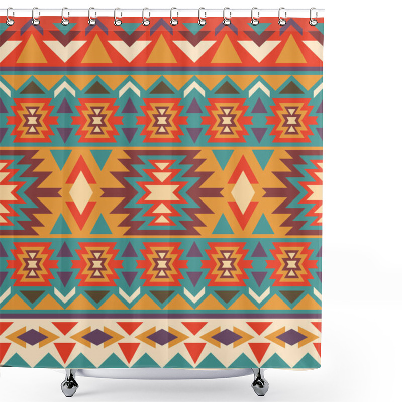 Personality  Seamless Navajo Pattern Shower Curtains