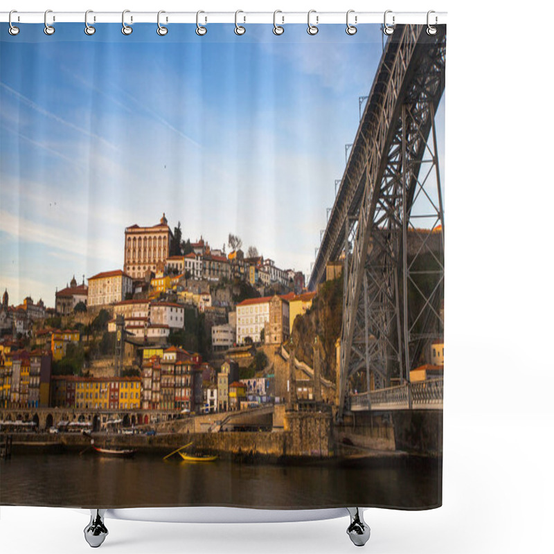 Personality  Ribeira And Douro River Shower Curtains