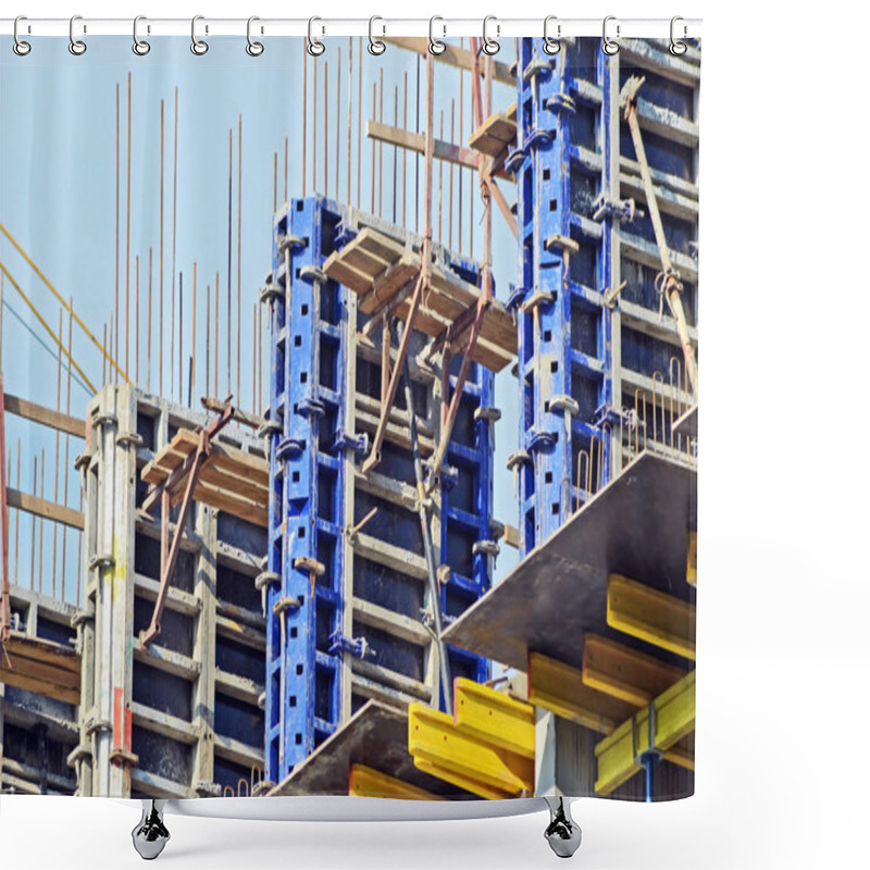 Personality  Сoncrete Formwork And Floor Beams Shower Curtains