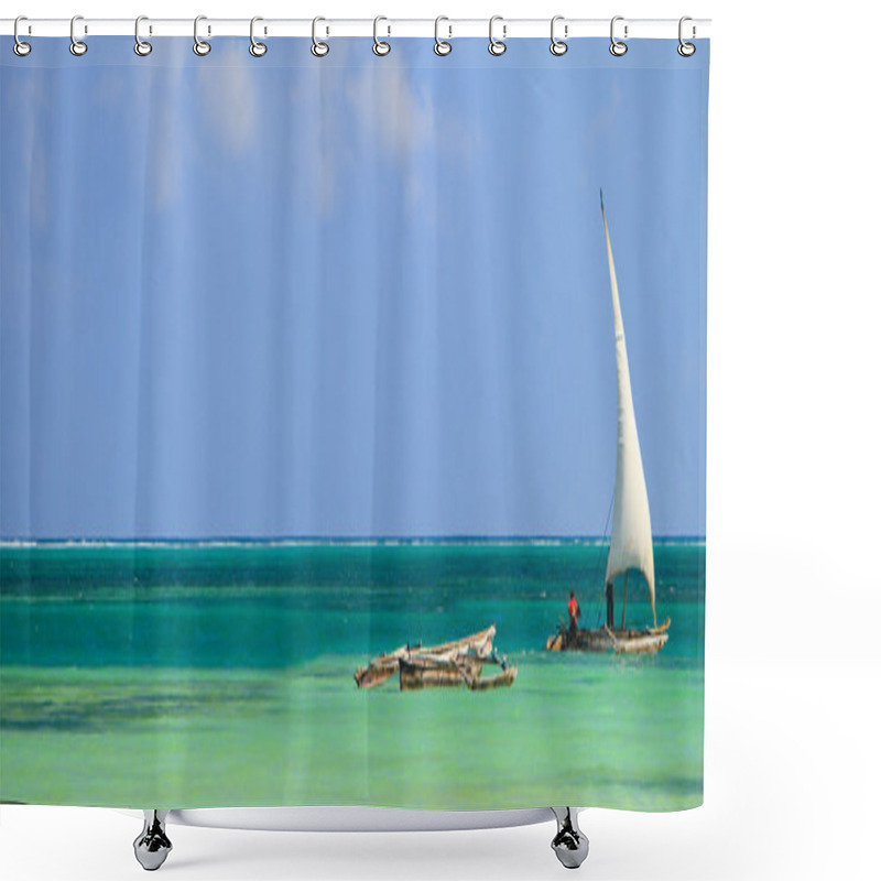 Personality  Tropical Beach Shower Curtains