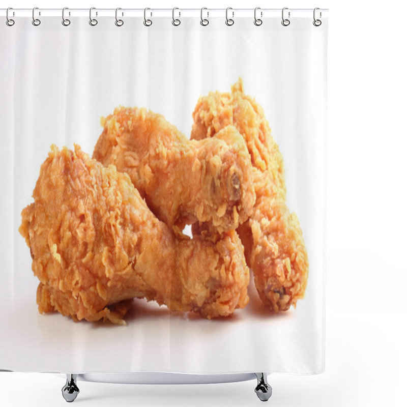 Personality  Fried Chicken Shower Curtains