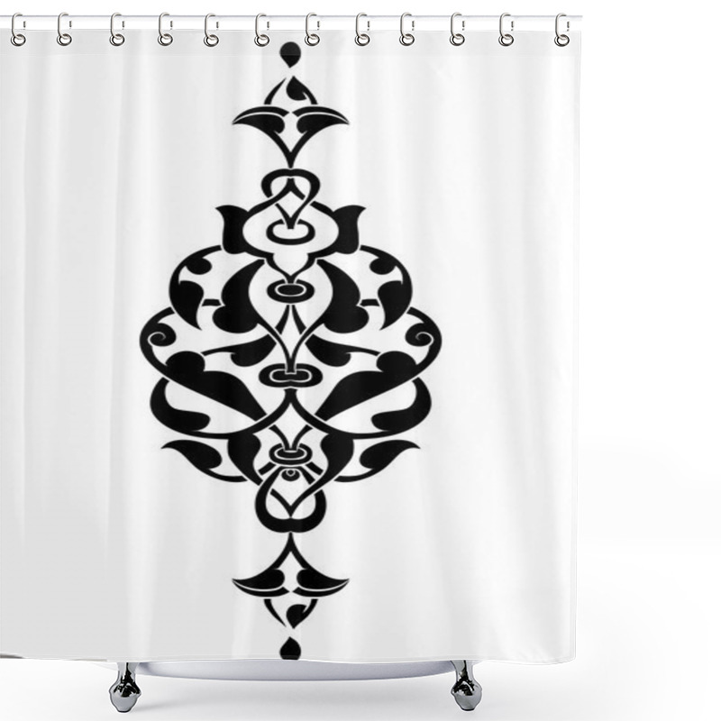 Personality  Antique Ottoman Turkish Vector Design Seven Shower Curtains