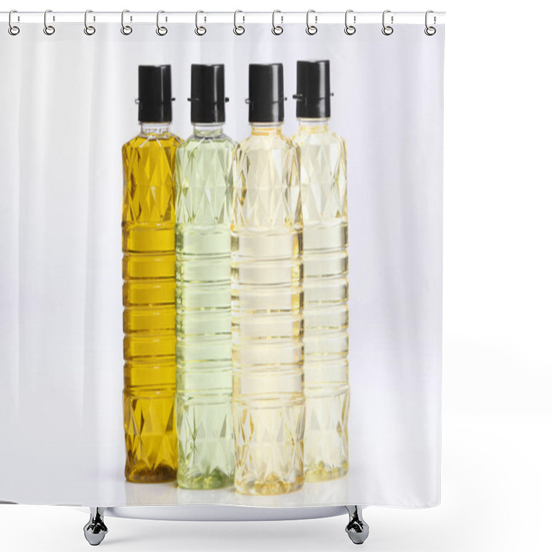 Personality  Cooking Oils In Bottles Shower Curtains