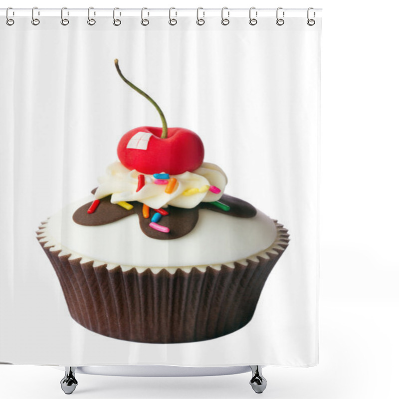 Personality  Cherry Cupcake Shower Curtains