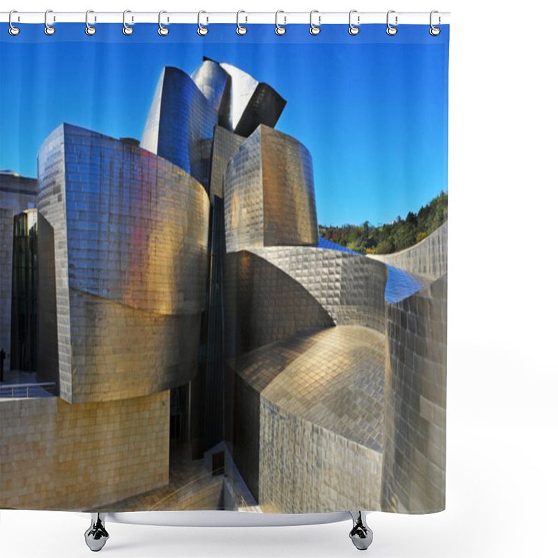 Personality  Guggenheim Museum In Bilbao, Spain Shower Curtains