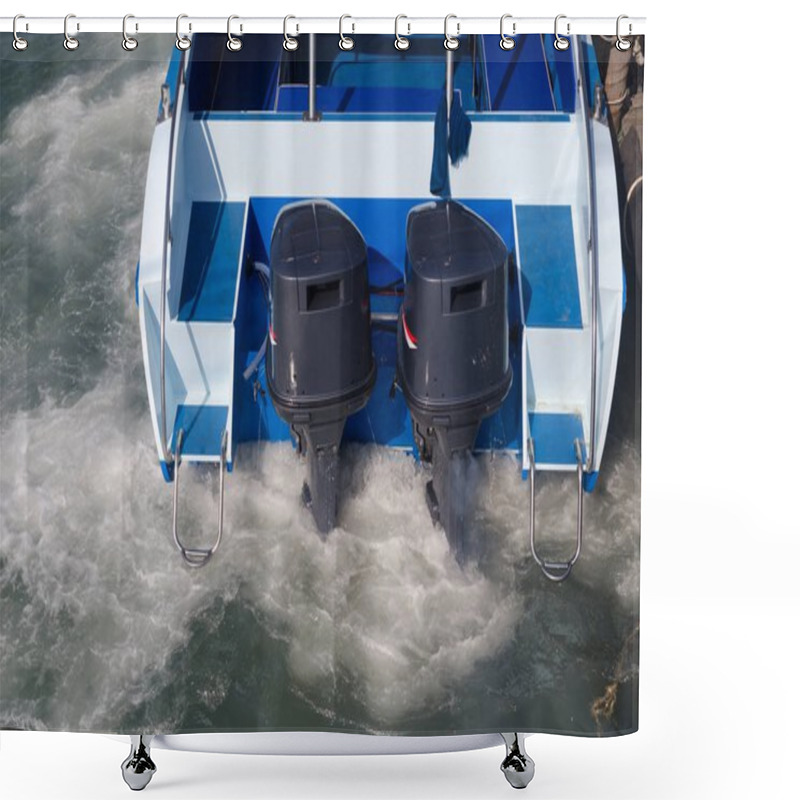 Personality  Boat Engines Tune Up. Shower Curtains