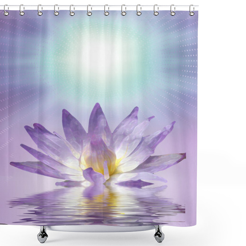 Personality  Lotus Shower Curtains