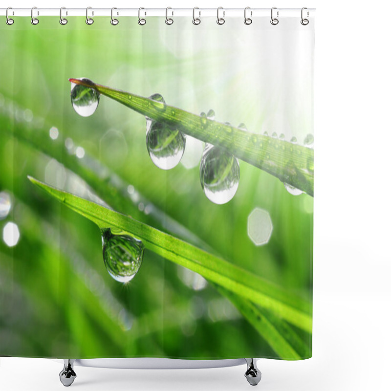 Personality  Dew Drops Shower Curtains