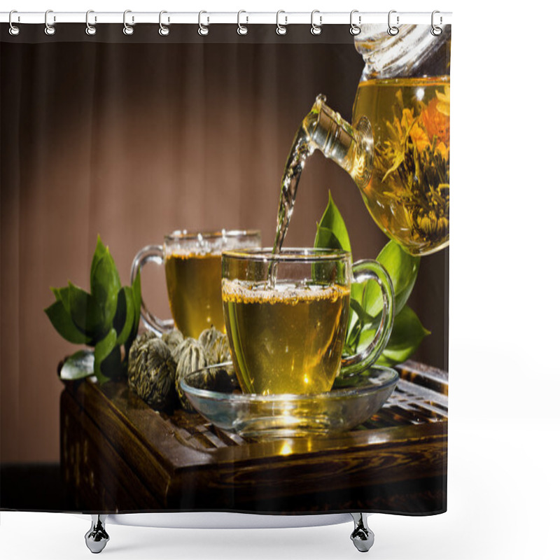 Personality  Tea Ceremony Shower Curtains