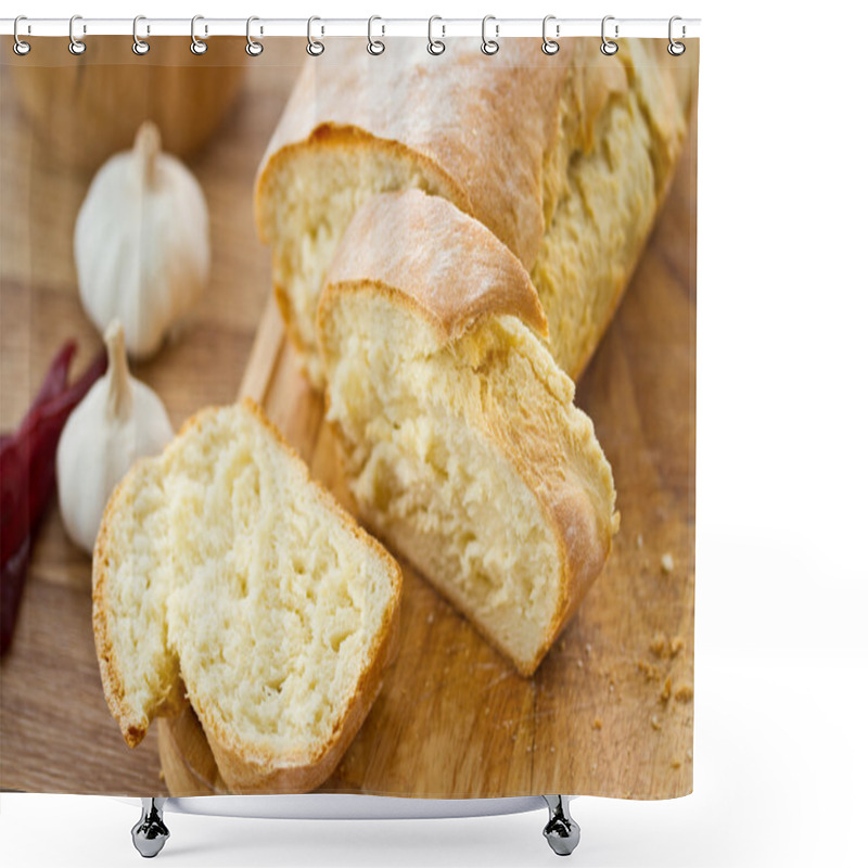 Personality  Homemade Bread Shower Curtains