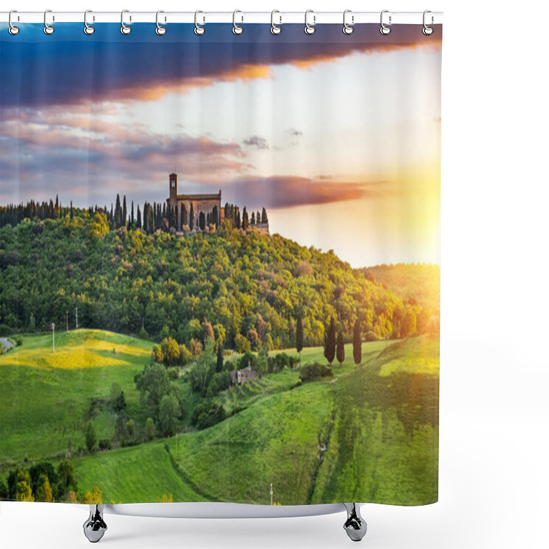 Personality  Tuscany At Spring Shower Curtains