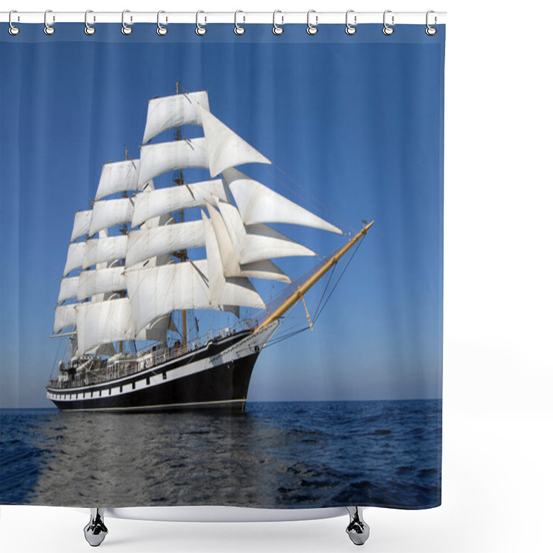 Personality  Sailing Ship Shower Curtains